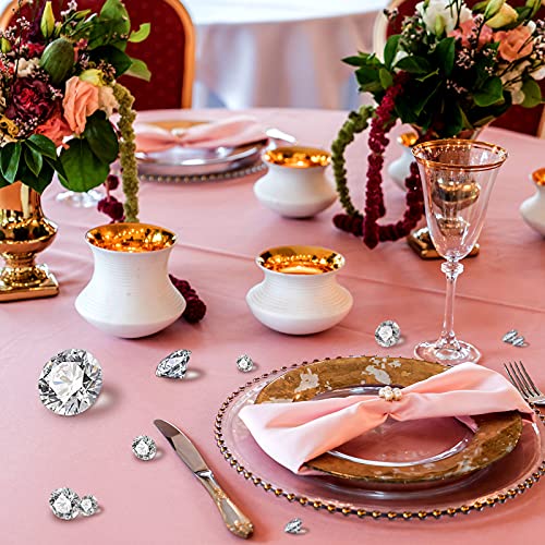 Hicarer 800-Piece Diamond Decorations - Acrylic Diamond Table Scatter Crystals for Vase Fillers, Party Decor (Clear, 30mm,...