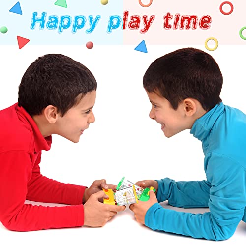 Zhanmai 16Pcs Handheld Water Games Mini Arcade Fish Ring Toss Basketball, Water Ring Toss Handheld Toys for Kids Adults, R...