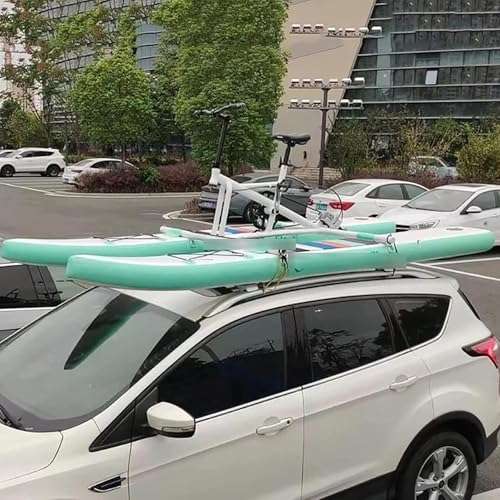 SICWEDIM Inflatable Fishing Boat Inflatable Pedal Boat, Lake Inflatable Bike, Pedal Kayak Pedal Bike Boat Enjoy Water and ...