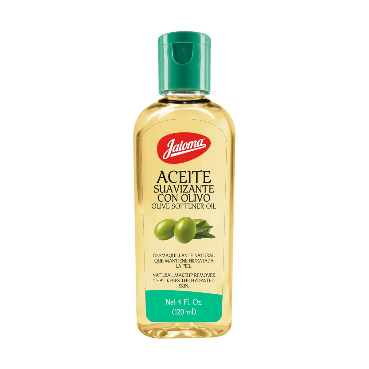 Jaloma Olive Oil, Natural Makeup Remover & Hydrating Skin Care, 4 FL Oz Bottle.