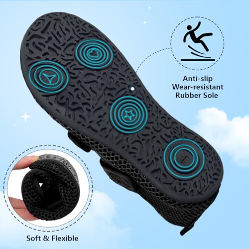 Barerun Water Shoes for Women Men Wide Barefoot Beach Swim Aqua Socks Quick Dry Pool River Sea Shoes Sandals Non-Slip