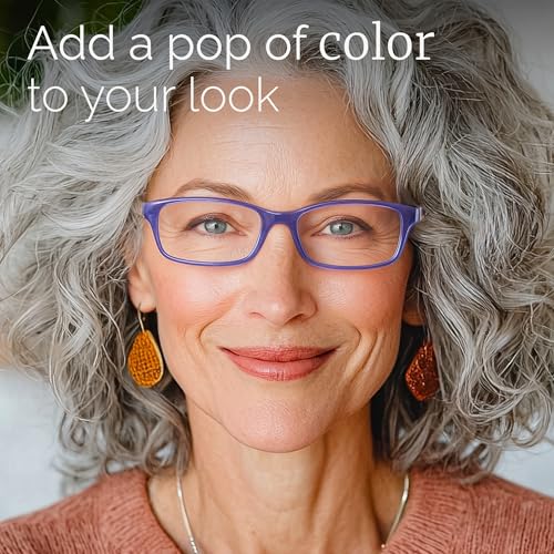 Gaoye Reading Glasses for Women, 6 pack Fashion Readers for Women Spring Hinge Eye Glasses, Blue Light Reading Glasses