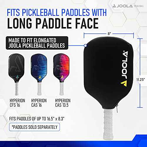 JOOLA Pickleball Paddle Cover - Neoprene Sleeve for JOOLA Paddles - Pickleball Accessory and Gift - Padded Foam Storage Case Protects Pickle Ball Rackets