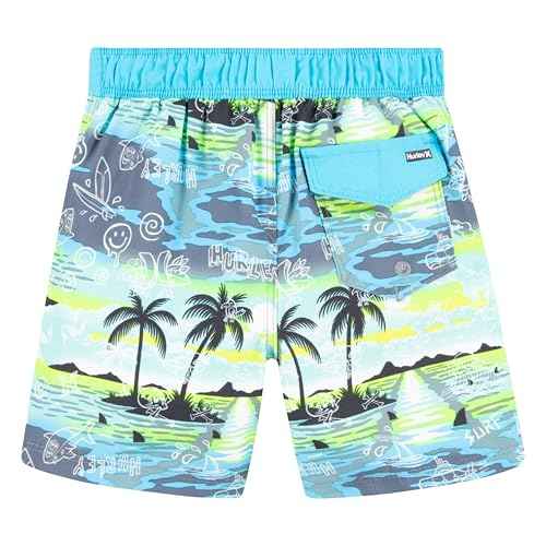 Hurley Boys' Board Shorts, Blue Lazer, 3T