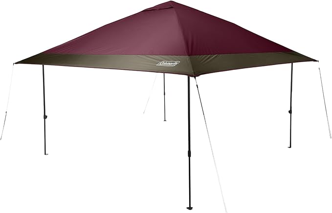 Coleman Oasis Instant Pop-Up Canopy Tent with Side Wall Attachment, Portable Shelter with Easy Setup & Takedown, Wheeled C...