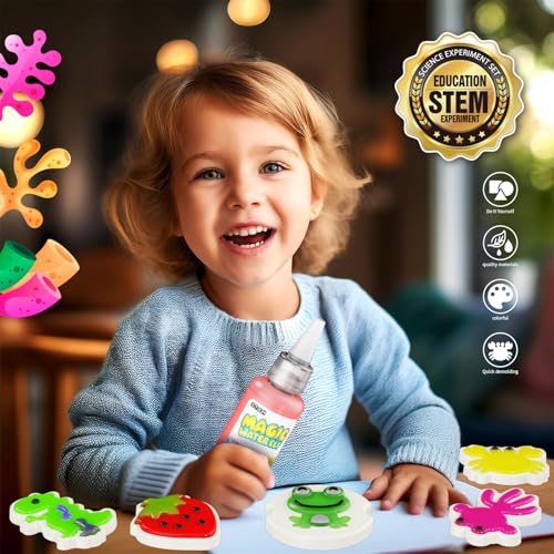 Magic Water Toy Elf Kit, Water Fairy Water Gel Kit with 12 Magic Gels, 12 Shape Molds, Fun Summer Toys Gifts Kids Birthday...