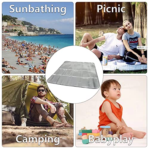 Wind Tour Outdoor Double-Sided Moisture-Proof Aluminum Foil Foam Pad Waterproof and Insulating Foil Mat Picnic Mat Camping...