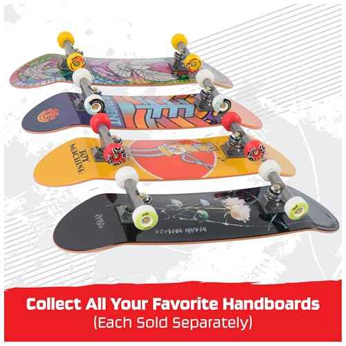 TECH DECK, April Handboard; Authentic Mini Skateboards, Kids Toys for Boys & Girls, Ages 6 and up (Hands Use Only)