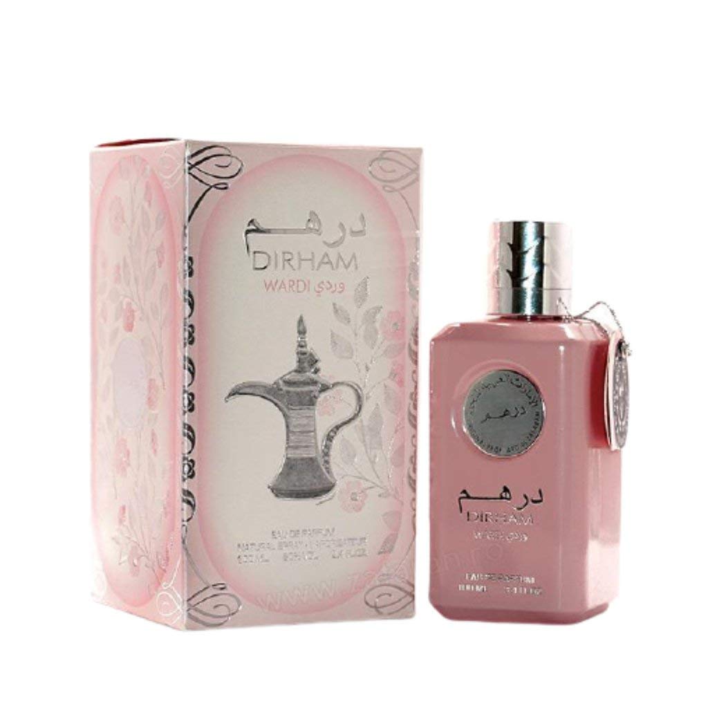 Ard al Zaafaran Perfumes Dirham Wardi Eau de Parfum Spray for Women, 3.4 Ounce