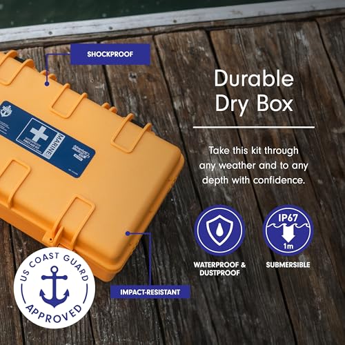 Adventure Medical Kits Marine Series Medical Kit - 2500 - Boat First Aid Kit For Medium Crews 24 Hours From Care - Include...