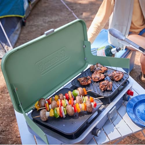 Coleman Cascade Camping Stove Collection – Portable Cooktops with up to 28,000 BTUs & Matchless Lighting, 1/2/3-Burner Opt...
