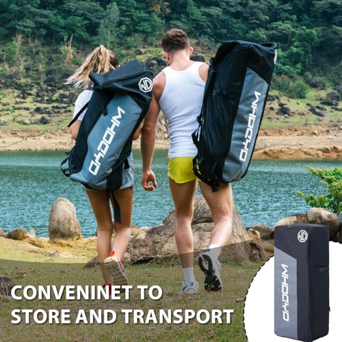WHDCYD Inflatable Stand Up Paddle Board 11' × 33" × 6", Yoga Board with Durable SUP Accessories for Adults & Youth, Versat...