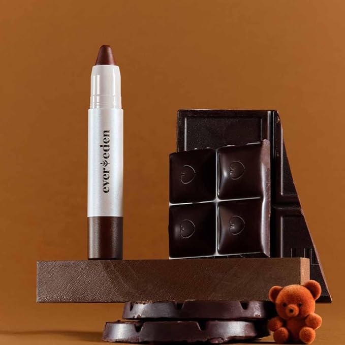 Evereden Kids Fantasy Face Crayon: Sublime Cocoa - Non-Toxic Multi-Purpose Face, Eye, & Lip Crayon - Clean Vegan Makeup for Kids - Safe for Sensitive Skin