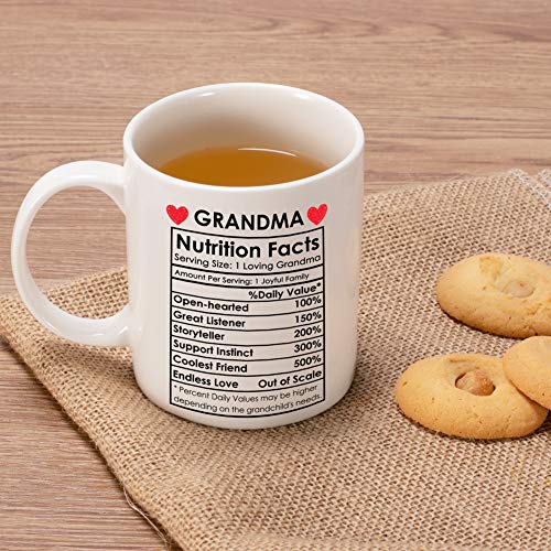Breezy Valley Grandparents Gifts from Grandkids, Mother's Day Gifts for Grandma Grandpa from Grandson Granddaughter - Best Gift for Grandmother Grandfather, Happy Birthday Gift Grandparents Coffee Mug