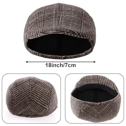 7 PCS 100 Day of School Costume Old Man Costume Grandpa Costume Accessories Set 1920s Old Man Costume Set with Hat