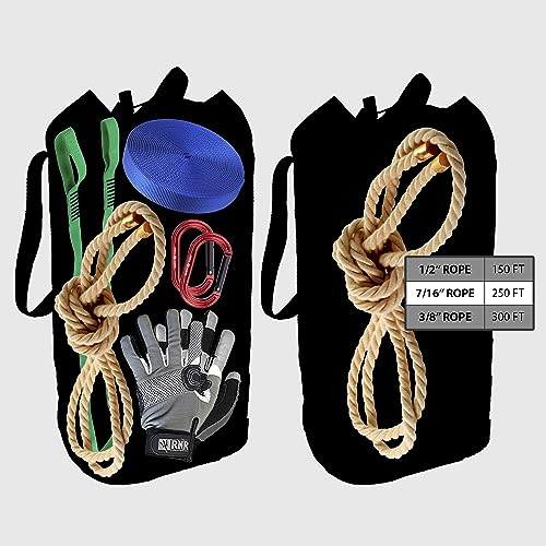 Rock N Rescue Arbor Rope Storage Bag - Rock and Tree Climbing Equipment, Arborist Gear, Bucket Style Backpack, Waterproof ...