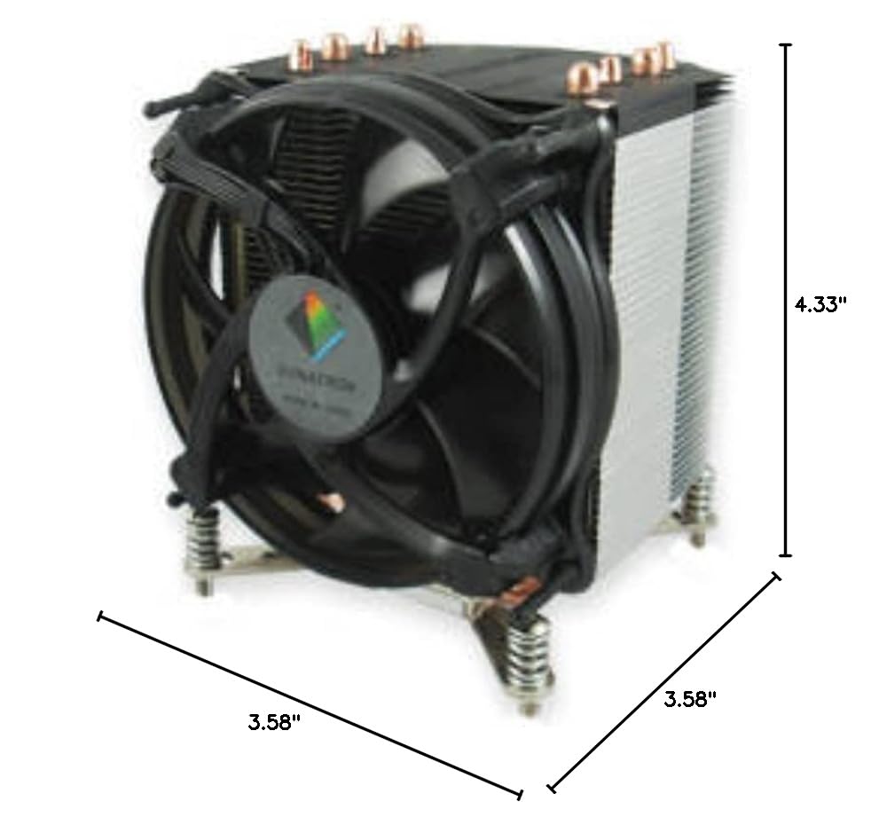 Dynatron 120147 Fan R17 Heatsink/Fan 3U Lga2011 Desktop 2500Rpm Tdp 160W Aluminum Retail