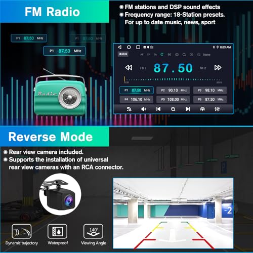 Vratzn Car Radio Stereo for Chevrolet Silverado GMC Sierra Yukon 2007-2013 Android 13 CarPlay Android Auto GPS Navigation ...