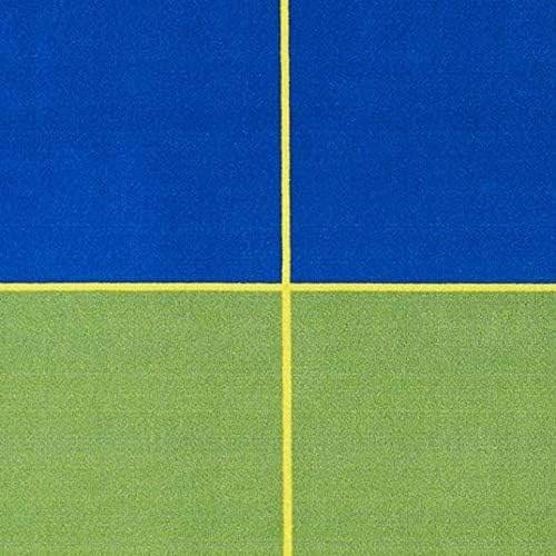 KIDCARPET.COM ABC Rainbow Seating Classroom Rug with 30 Seats, 10' x 12' Rectangle, Educational Classroom Rug, Kids Learning Play Mat | Area Rug for Bedroom or Playroom