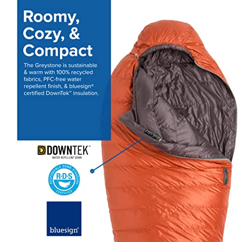 Big Agnes Greystone | 0-30 Degree 600 DownTek Fill Mummy Sleeping Bag