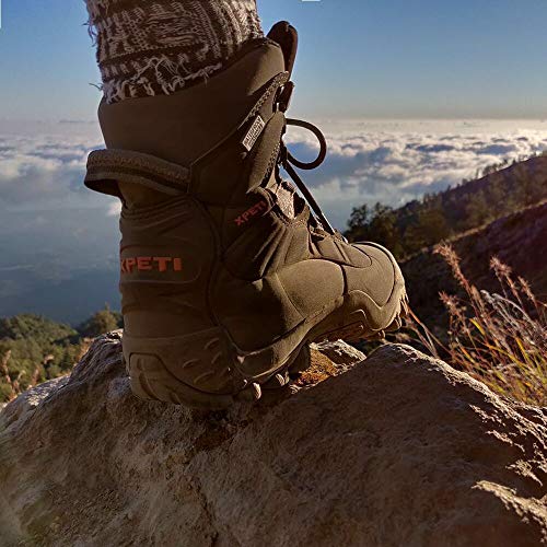 Manfen Men's Thermator Mid-Rise Waterproof Hiking Boots Trekking Outdoor Boots