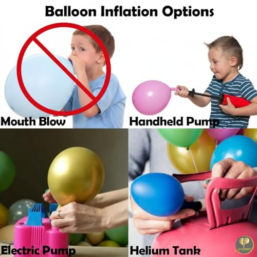 AFTERLOON® Biodegradable Balloons 24 pcs Ruby Red 12 Inch, Matte Color Thickened Extra Strong Latex Helium Float, Multicol...