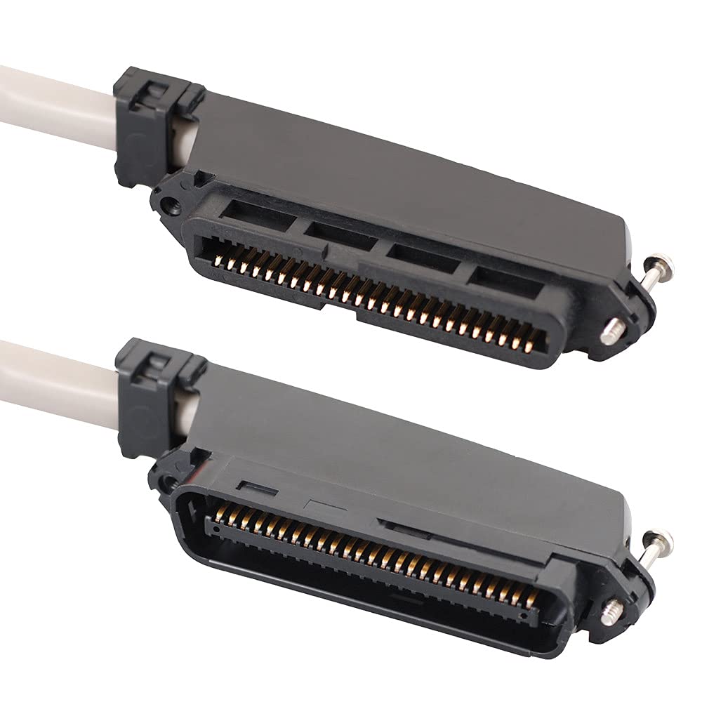 Icc Female To Male 25 Pair Telco Cable 15Ft - Cat3 24Awg, 100% Solid Pure Copper, Gray Riser Cmr Cable With 90 Degree 50 Pin Tel
