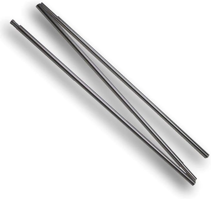 Six Moon Designs 49", 3 - Section Aluminum Tent Poles - Ultra-Light 3.2 OZ/90 G - Perfectly Matched to Fit Our Lunar Solo,...