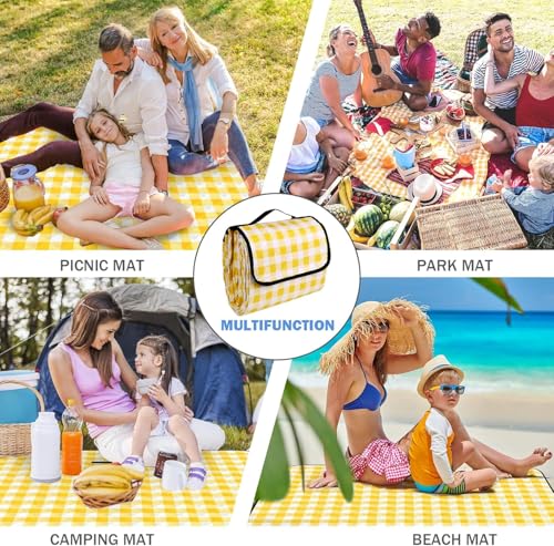 UrbAmerican Outdoor Picnic mat Moisture-Proof mat Thickened Outdoor Camping Picnic Equipment Waterproof Portable Travel Ou...