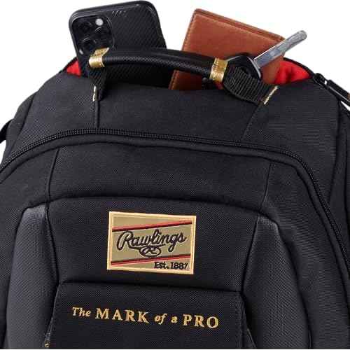 Rawlings | GOLD COLLECTION Backpack | Coach/Player Off-Field Use | Laptop Sleeve