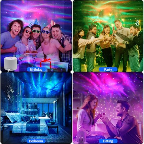Star Projector, Galaxy Projector, Remote Control & Timer Galaxy Light, LED Nebula Night Light Projector for Adults Bedroom...