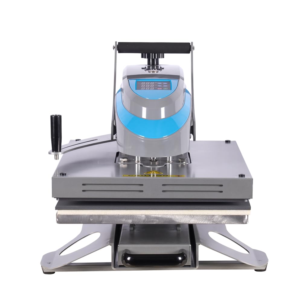 KEIKI 16x24 inch Swing Away Manual Heat Press Machine with LCD Control, Teflon Coated Plate, for Sublimation, T-Shirt Printing, Heat Transfer, and Large Format Custom Printing