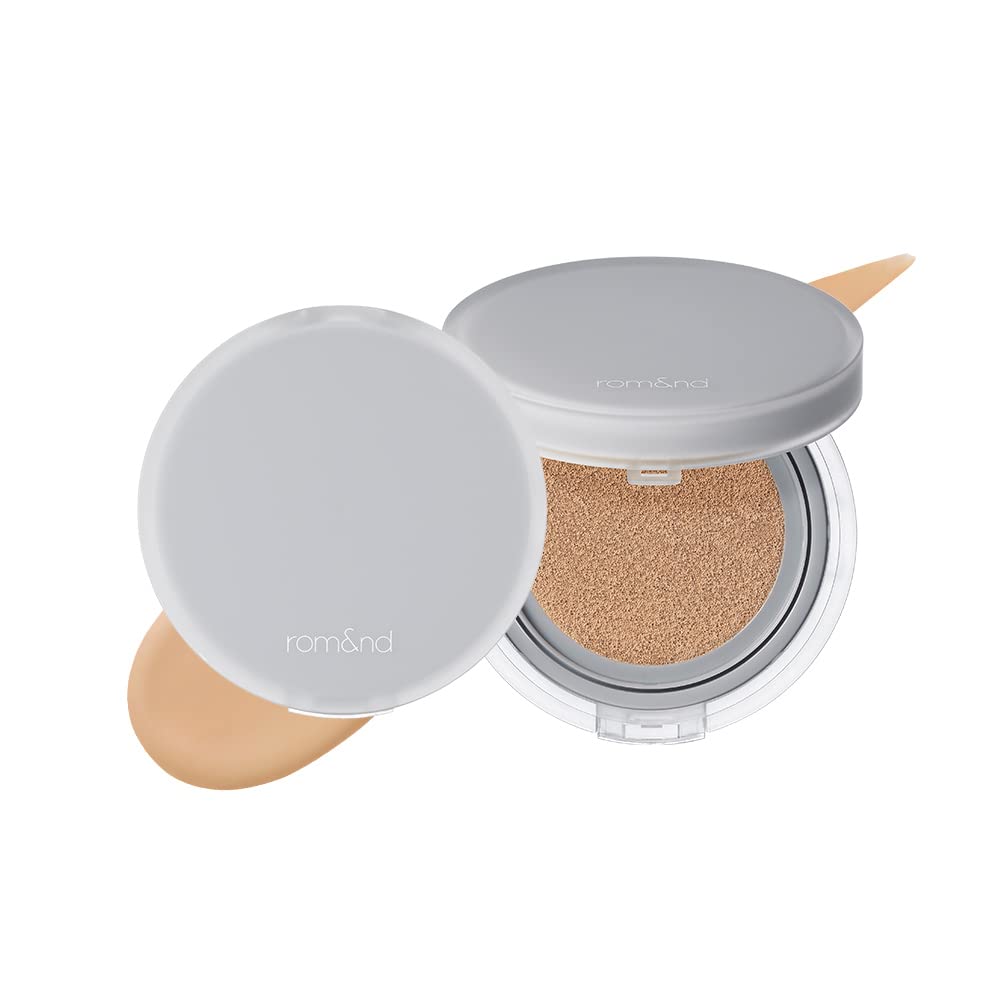 Rom&nd Nu Zero Cushion (05 Sand 25) Long Lasting, High Coverage, Semi Matte Finish, Flawless Complexion Without Cakey Face, Make