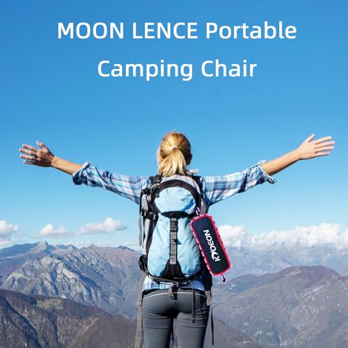 KYOEON Portable Camping Chair, Ultralight Durable Foldable Chair for Outdoor Camp,Travel, Beach, Picnic, Garden, Sport Stu...