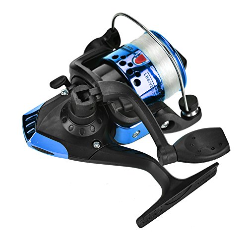 OUKENS Fishing Reel, 3 Colors Freshwater Plastic Plating Lightweight Spinning Fishing Reel Tackle Accessory