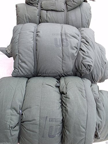 Tennier Gilette Very Warm Thick Old School Military US Army Subzero Extreme Cold Weather ECW Down OD Green Sleeping Bag by...