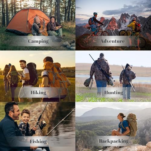 Survival Kit for Teen Men Dad Husband, 24 in 1 Emergency Survival Gear and Equipment, Tactical Tools for Outdoor Camping F...