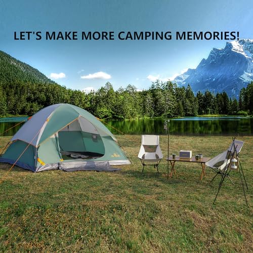 ASFANES 2-12 Person Tents for Camping Waterproof, Backpack Double Layer Tents, Perfect Picnics, Fishing and Backyard Camping