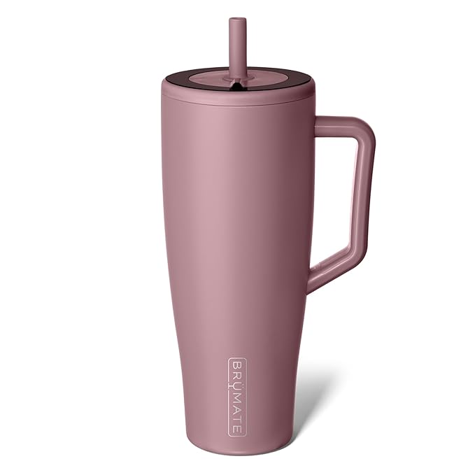 BrüMate Era 40 oz Tumbler with Handle and Straw | 100% Leakproof Insulated Water Bottle Tumbler with Lid and Flexible Soft...