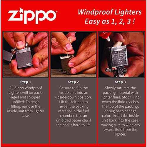 Zippo Lighter- Pit Bull Dog Black Matte Windproof Lighter #Z5100