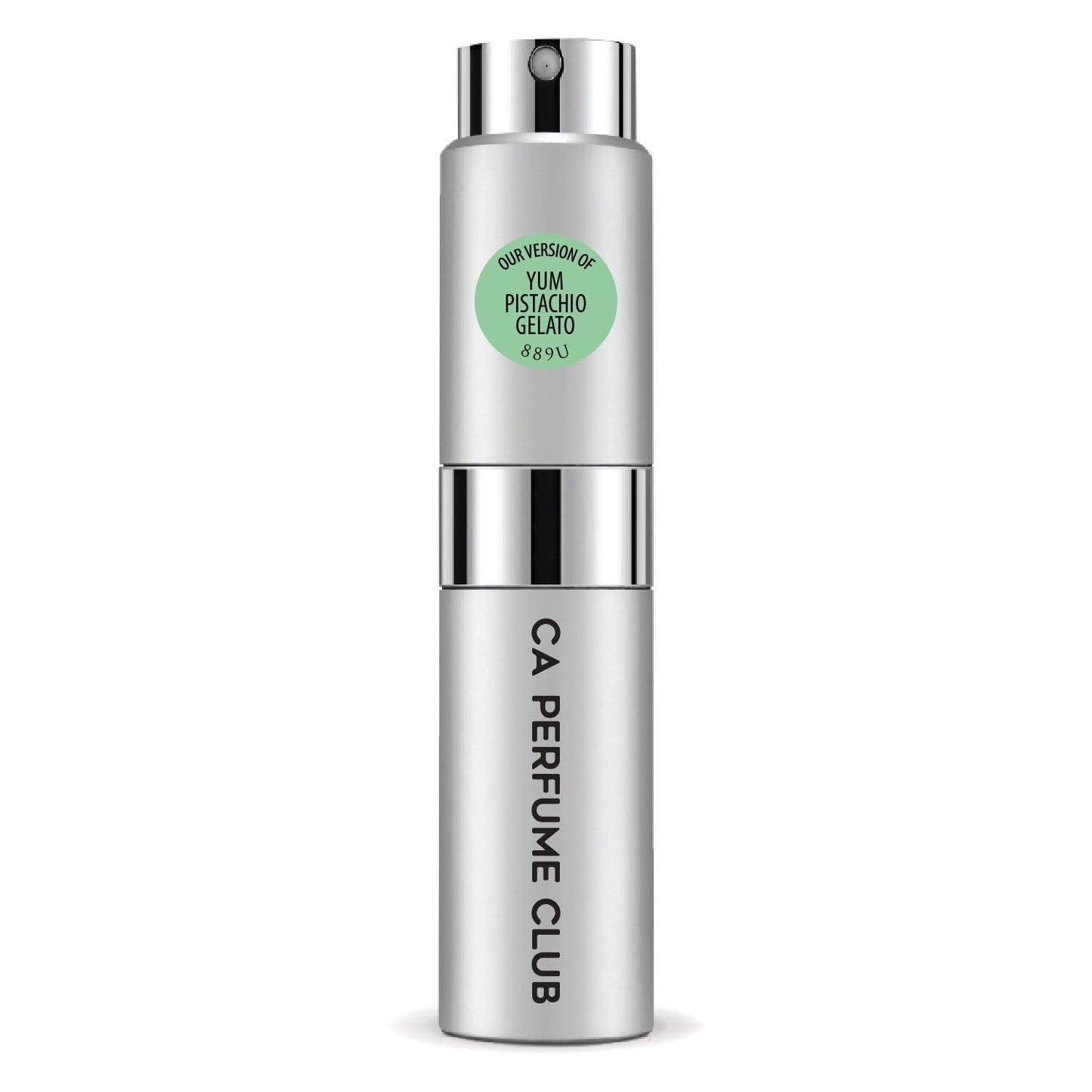 CA Perfume Impression of Yum Pistachio Gelato for Women and Men Gourmand Scent Long Lasting Unisex Fragrance Eau De Parfum Travel Size Refillable Atomizer Spray 0.27 Fl Oz 8ml