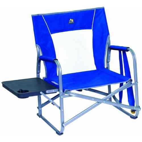 GCI Outdoor Slim-Fold Event Outdoor Folding Chair Camping Chair With Side Table