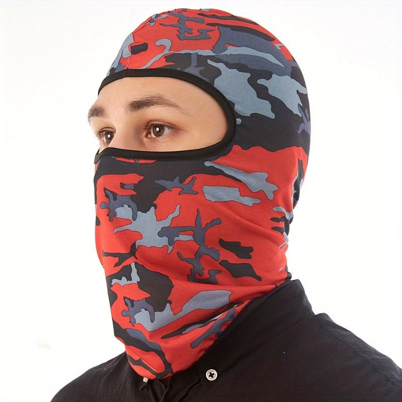 3-Pack Breathable Motorcycle Balaclava - Full Face and Neck Set - Premium All-in-One for Outdoor Sports, Cycling, Cold Wea...