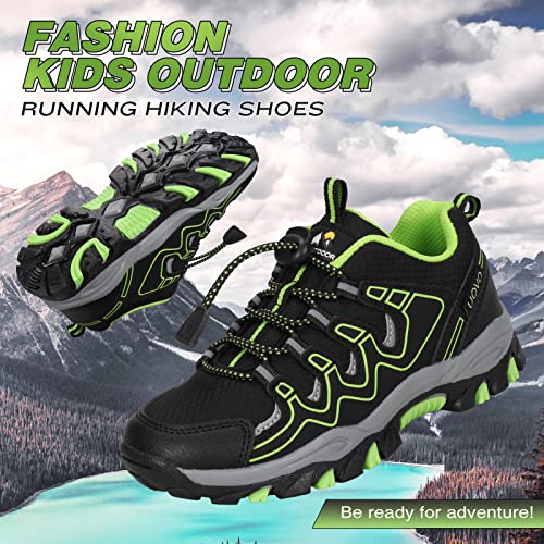 UOVO Boys Shoes Boys Tennis Running Sneakers Waterproof Hiking Shoes Kids Outdoor Fashion Sneakers Slip Resistant (Big/Lit...