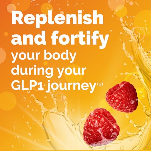 Emergen-C Hydration+ Sports Drink Mix With Vitamin C (18 Count, Raspberry Flavor), Electrolyte Replenishment, 0.33 Ounce P...