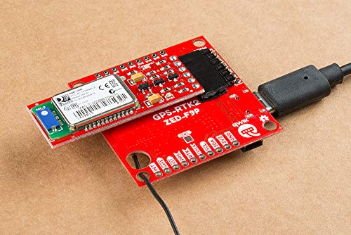 SparkFun GPS-RTK-SMA Breakout-ZED-F9P (Qwiic)-Concurrent reception of GPS GLONASS Galileo BeiDou High precision GPS 10mm 3...