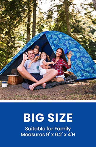 Alvantor Camping Tent 3 Person Waterproof Backpacking Ultralight Dome 4 Season Aluminum Rod Outdoor Cabin Instant Double L...