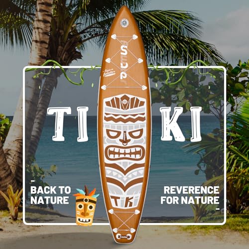 FunWater 8'/10'/10'6"/11'6" Inflatable Stand Up Paddle Board with Premium SUP Paddleboard Accessories, Wide Stable Anti-Sl...