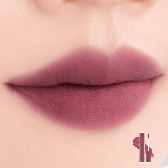 rom&nd BLUR FUDGE TINT 06 Mauvish - Velvety Matte Lip Stain for Smooth, Long-Lasting K-Beauty Color