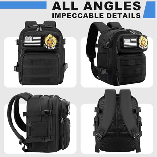 kcross 12L Mini Tactical Backpack for Men and Women, Tactical Backpack Small for Hiking, Small Tactical Bag